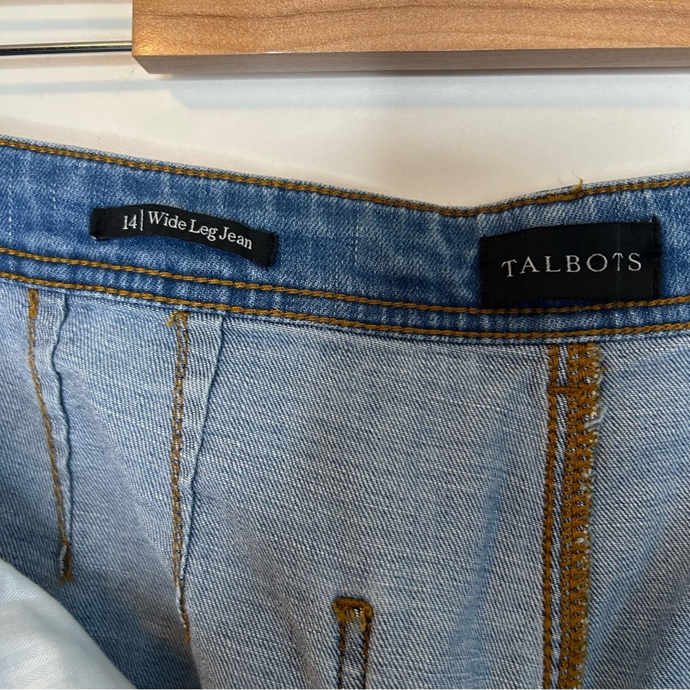 TALBOTS High Rise Wide Leg Jeans - Picture 4 of 5